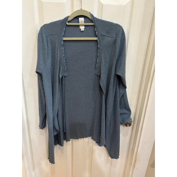 Honey Me Sweaters - Honey Me Oversized Cardigan Size Medium - Light Blue